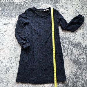 ANN TAYLOR LOFT medallion shift knit dress XS